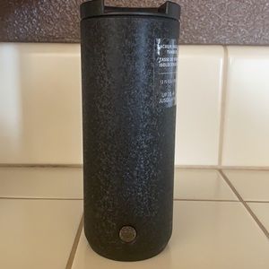 RARE!! Starbucks vacuum insulated 12 oz tumbler - Black Ice Crystal